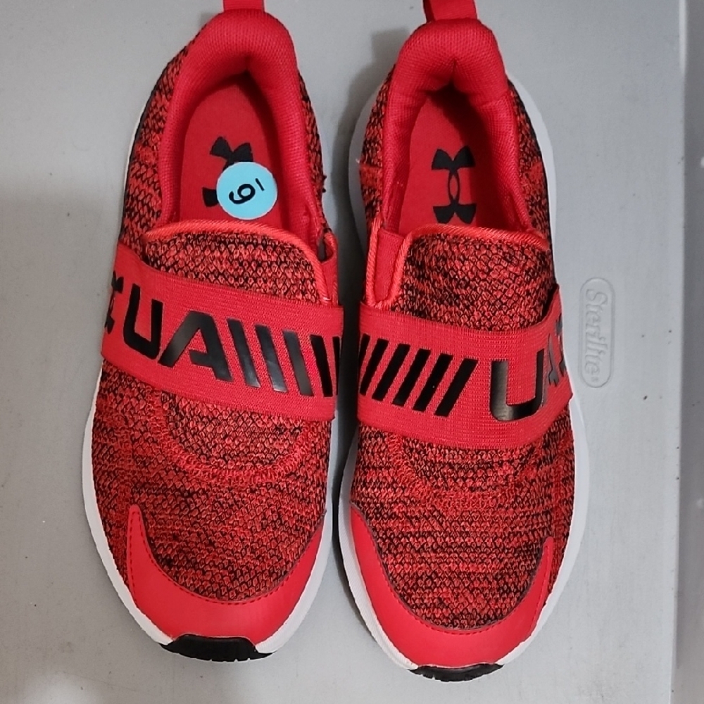 Under Armour Kids Red Sneakers